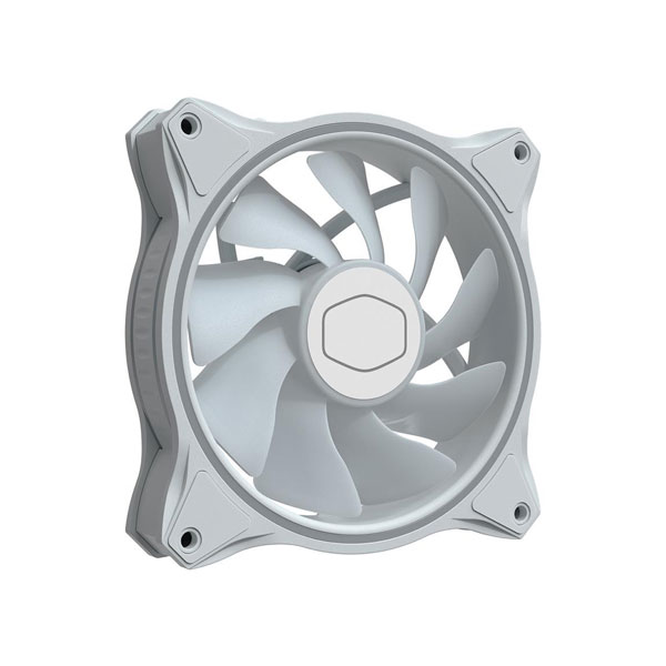 Cooler Master MasterFan MF120 Halo White ARGB Cabinet Fan, Triple Pack